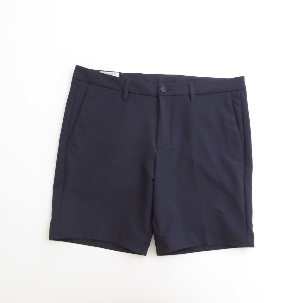 BOSS Mens Shorts Navy Blue Slim Fit S_Motioner Tech Twill 36R